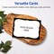 Avery Printable Rectangle Invitation Cards with Sure Feed Technology, 5" x 7", Pre-printed Black Border with Metallic Gold Flourish Design, Matte White, Laser & Inkjet Compatible, 20 Total